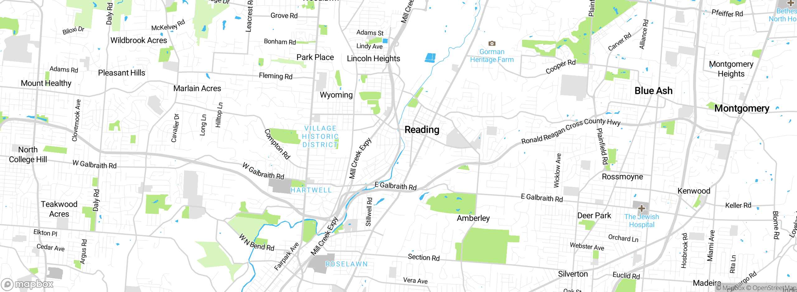 Map showing approximate location