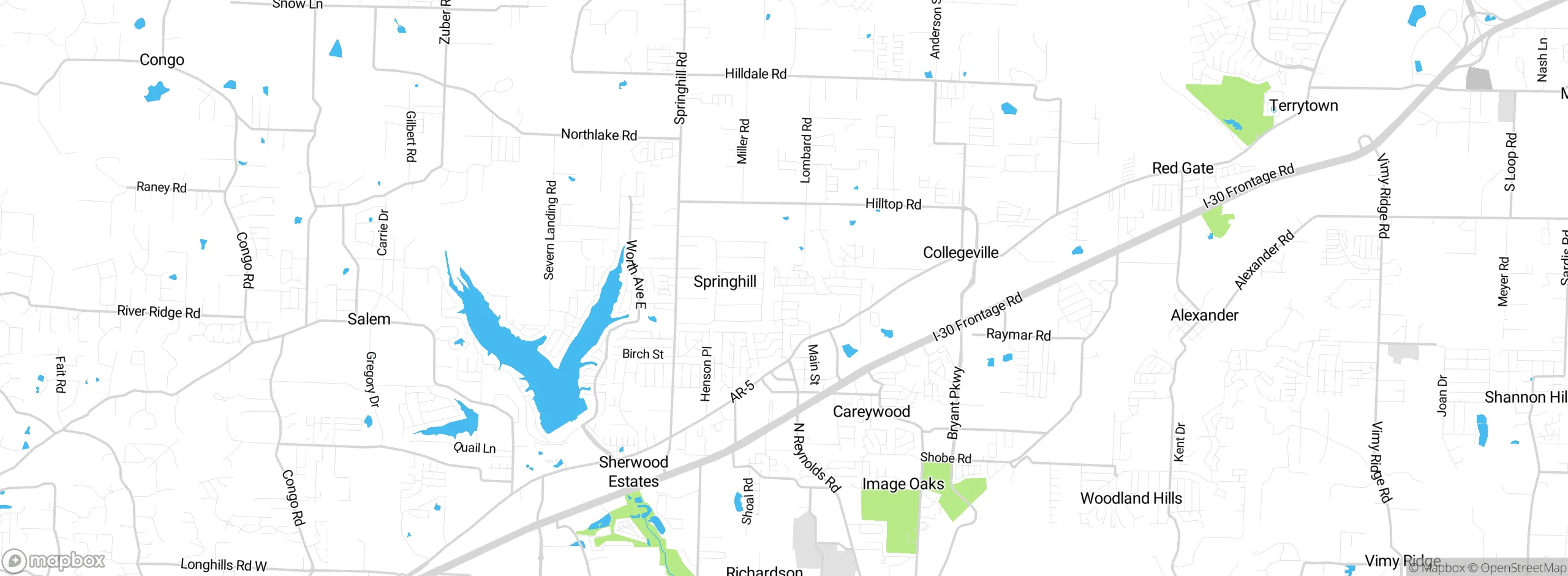 Map showing approximate location