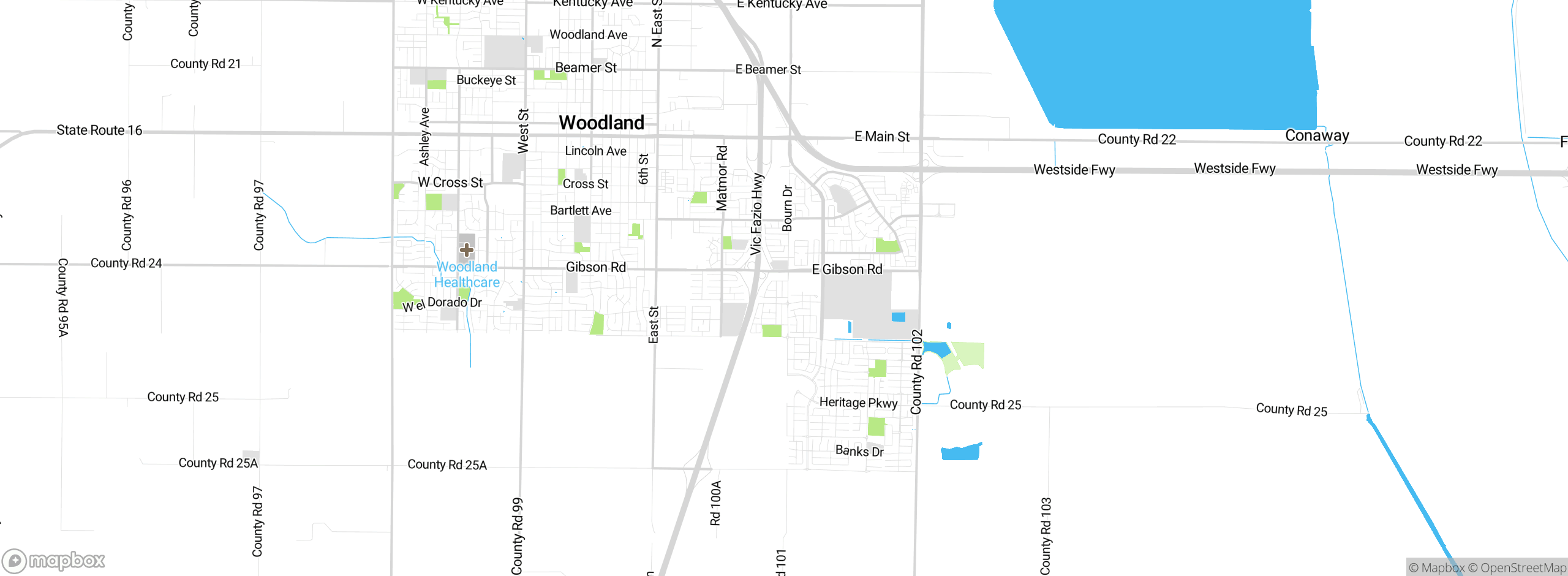 Map showing approximate location