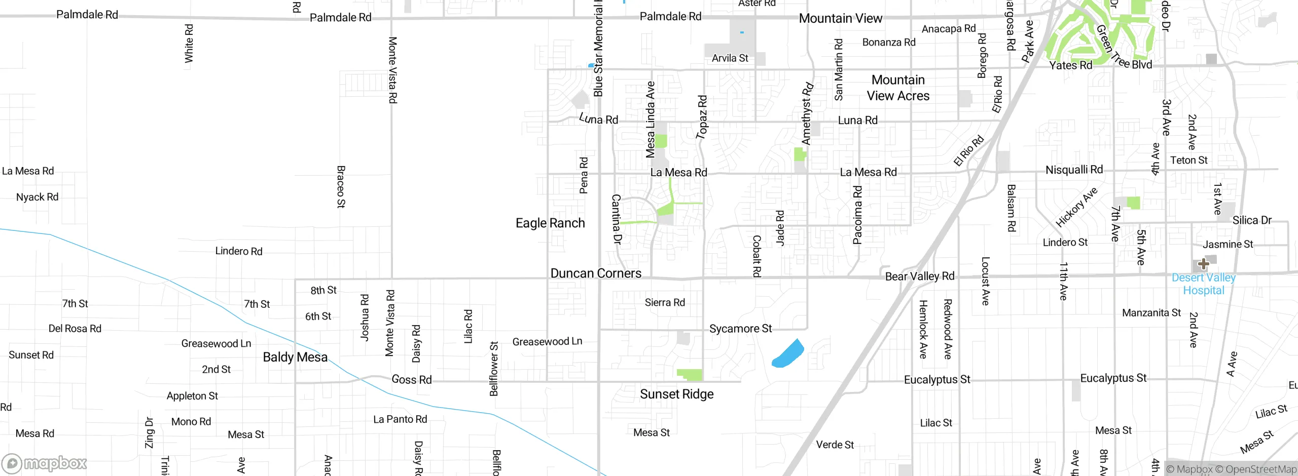 Map showing approximate location