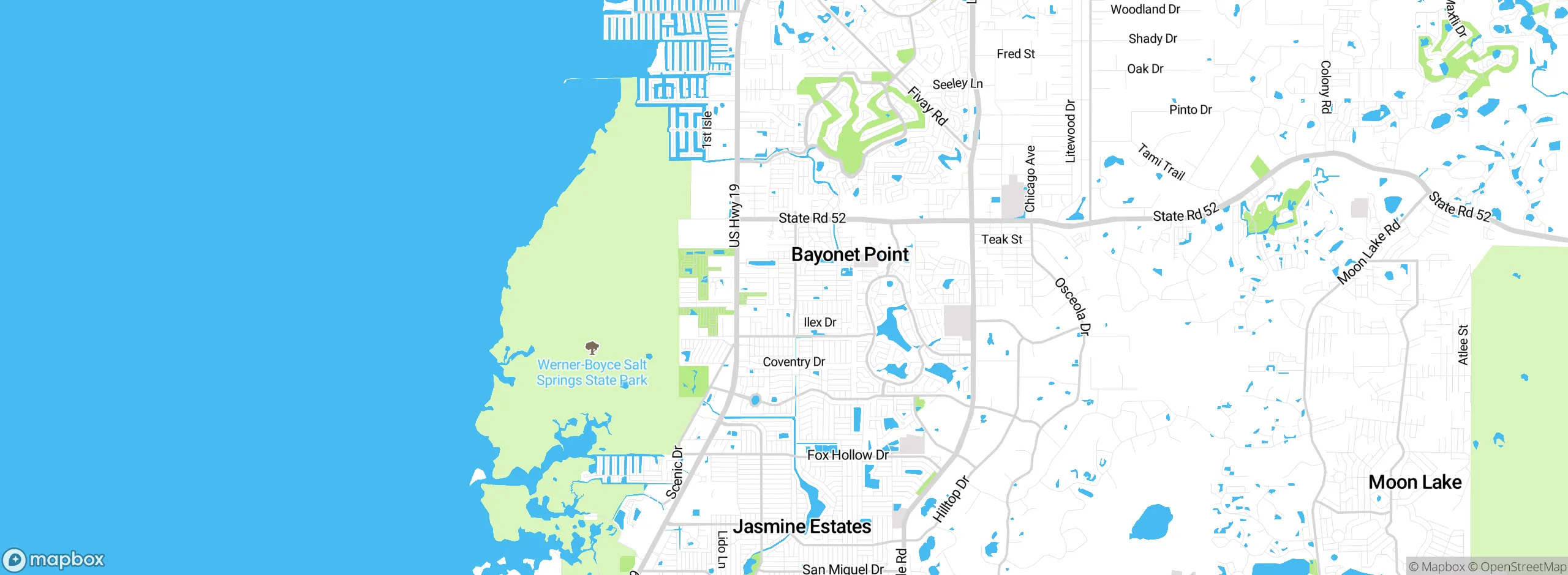 Map showing approximate location