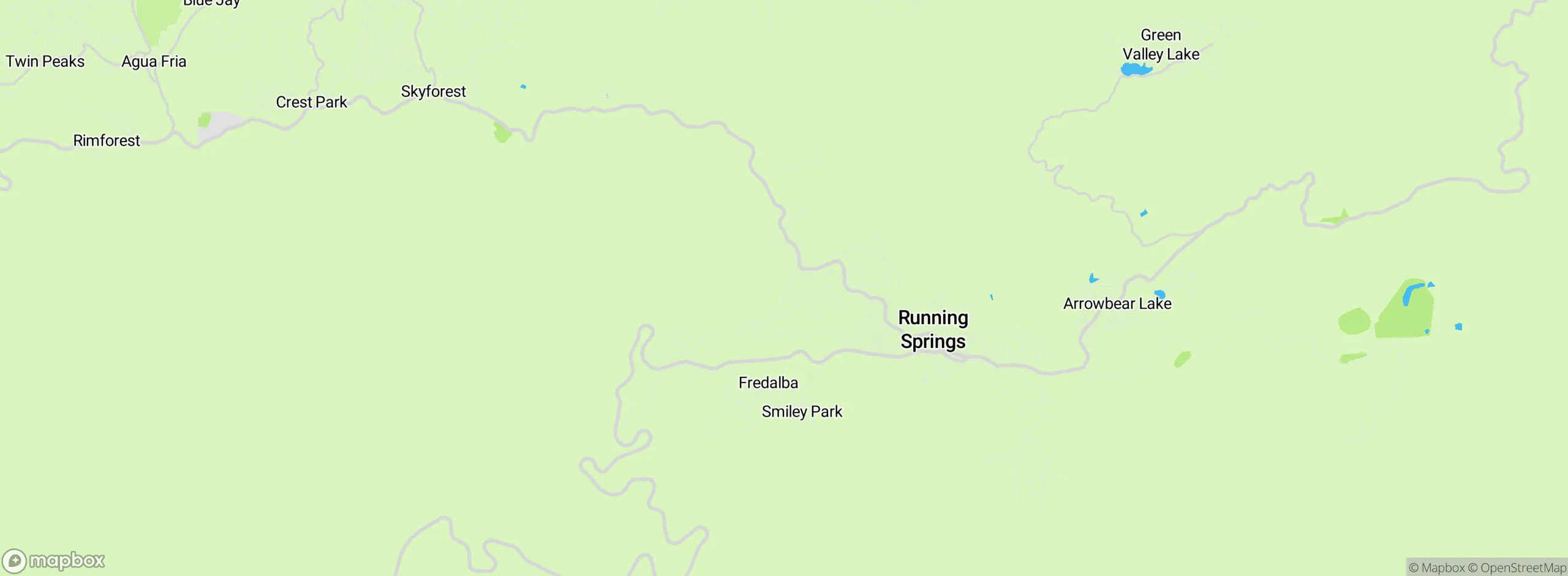 Map showing approximate location