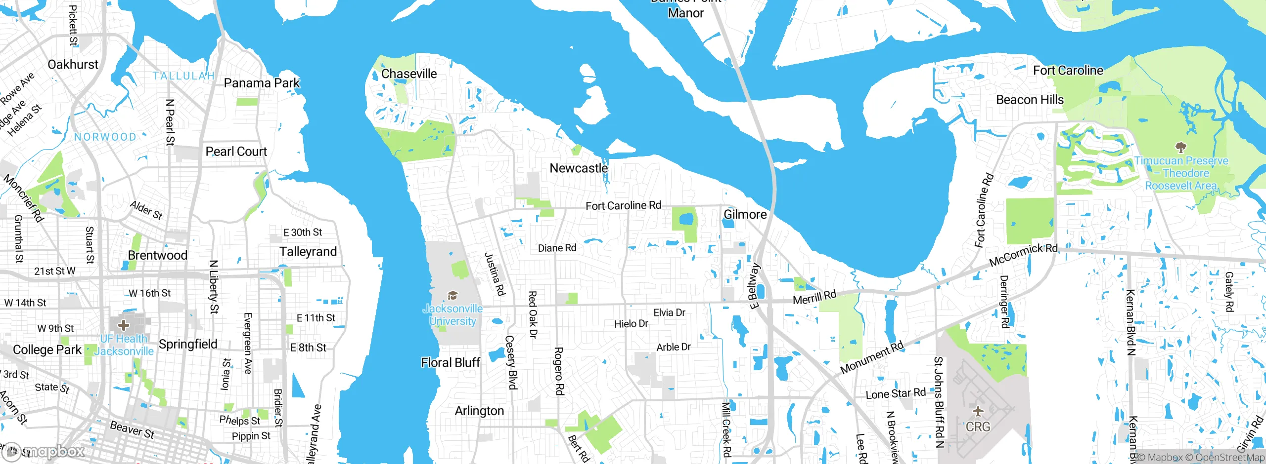 Map showing approximate location