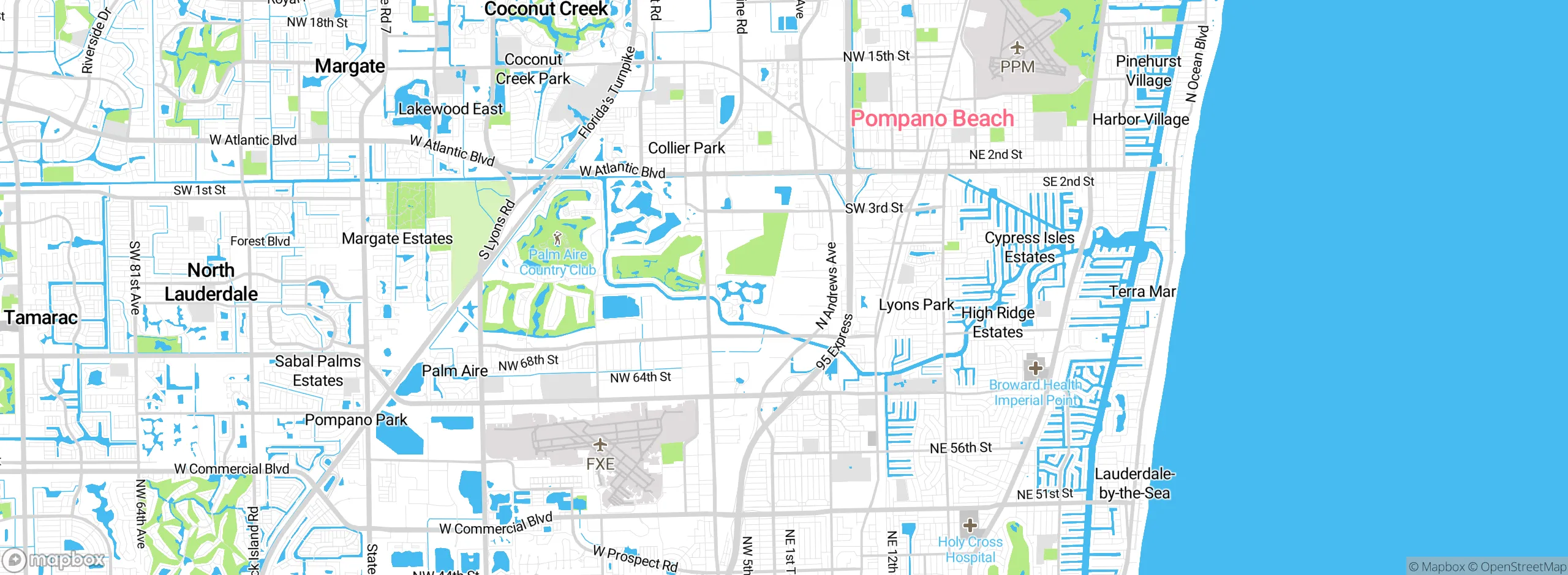 Map showing approximate location
