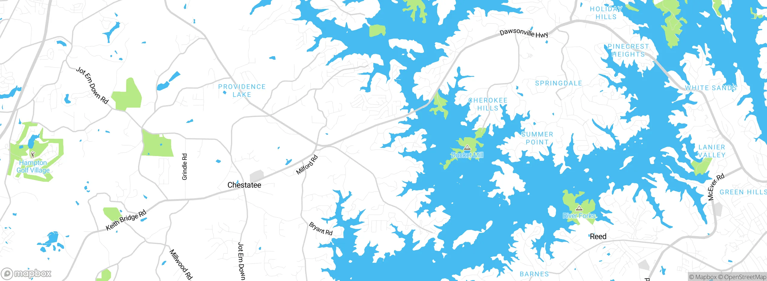 Map showing approximate location