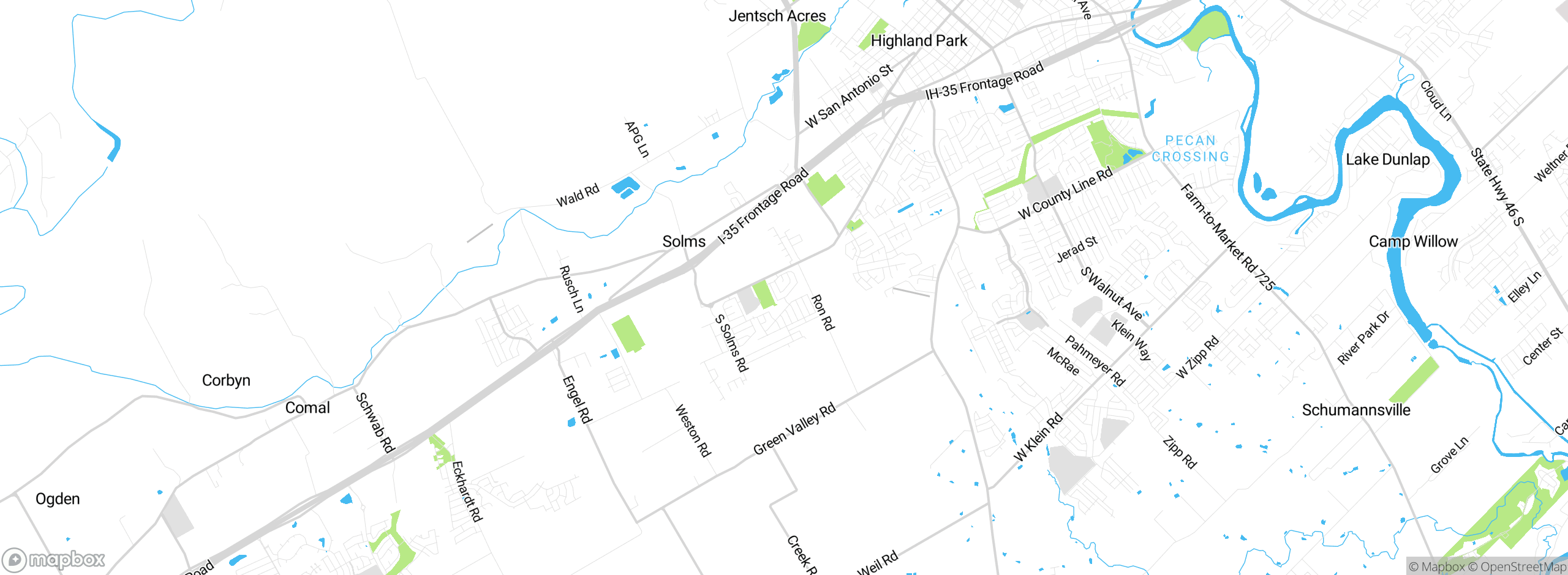 Map showing approximate location