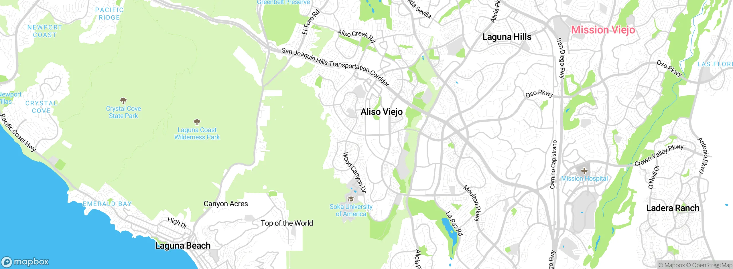 Map showing approximate location