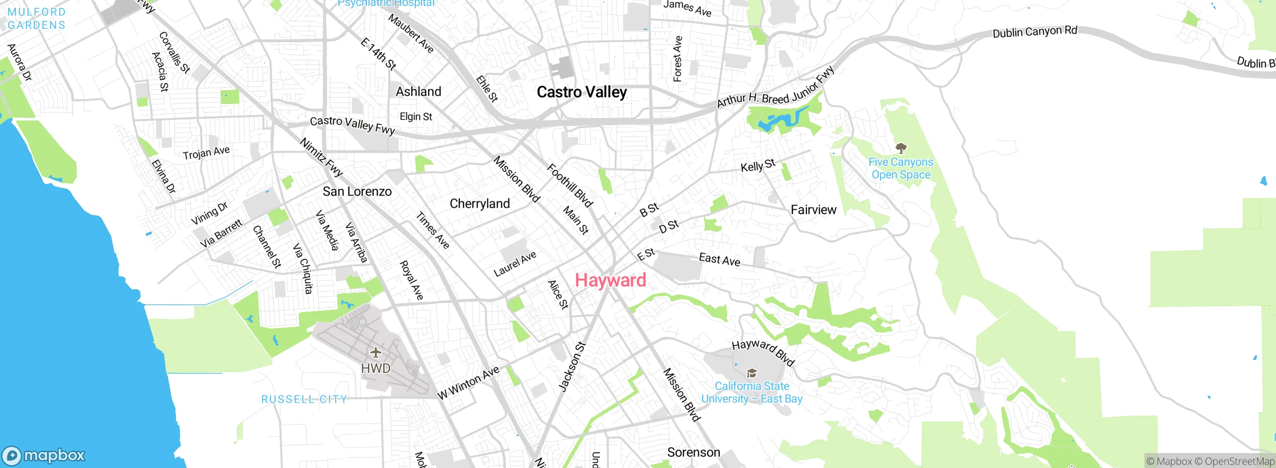 Map showing approximate location