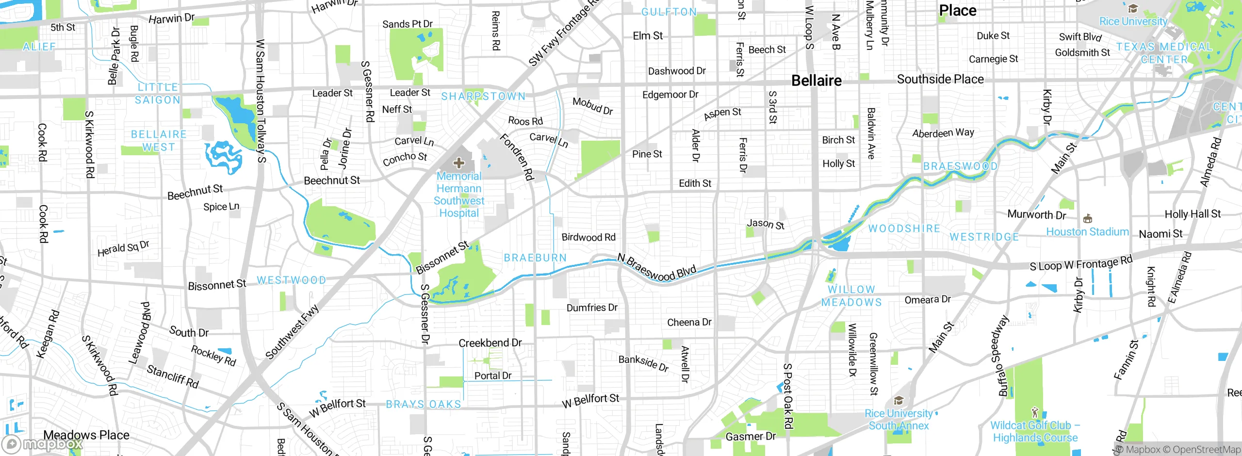 Map showing approximate location