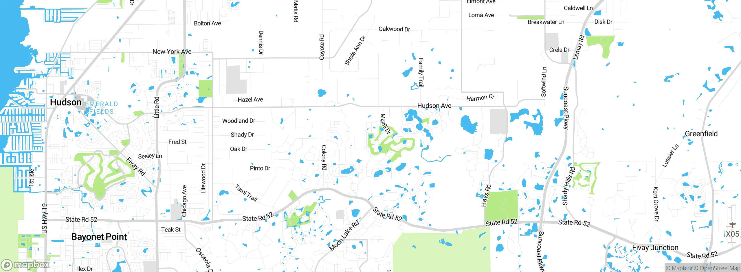 Map showing approximate location