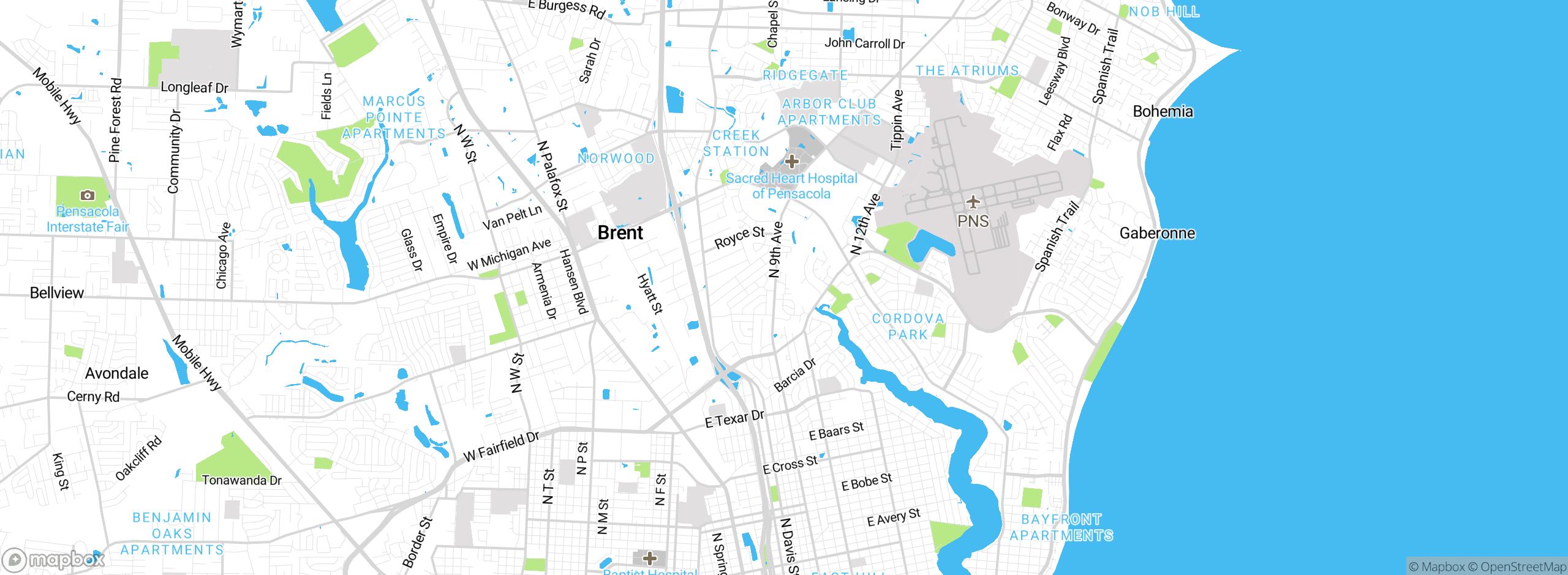 Map showing approximate location