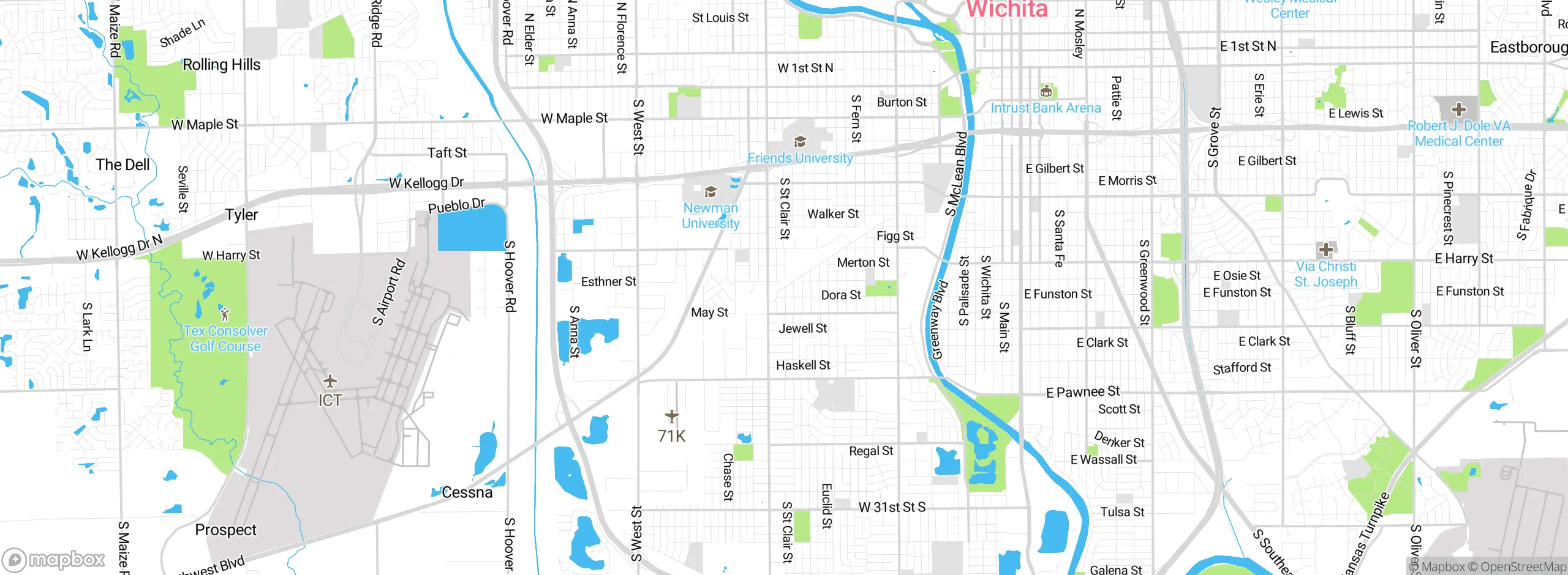 Map showing approximate location