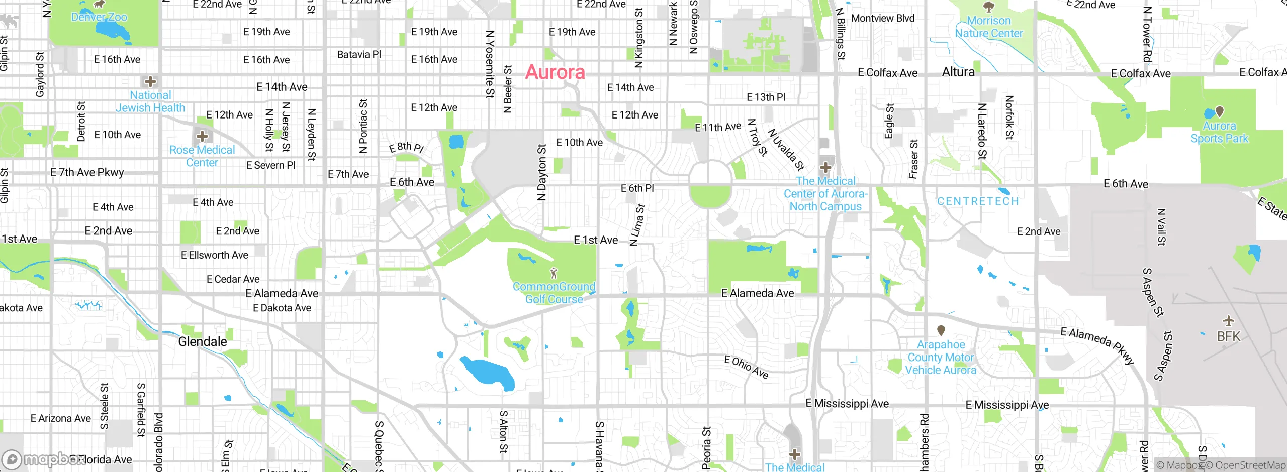 Map showing approximate location