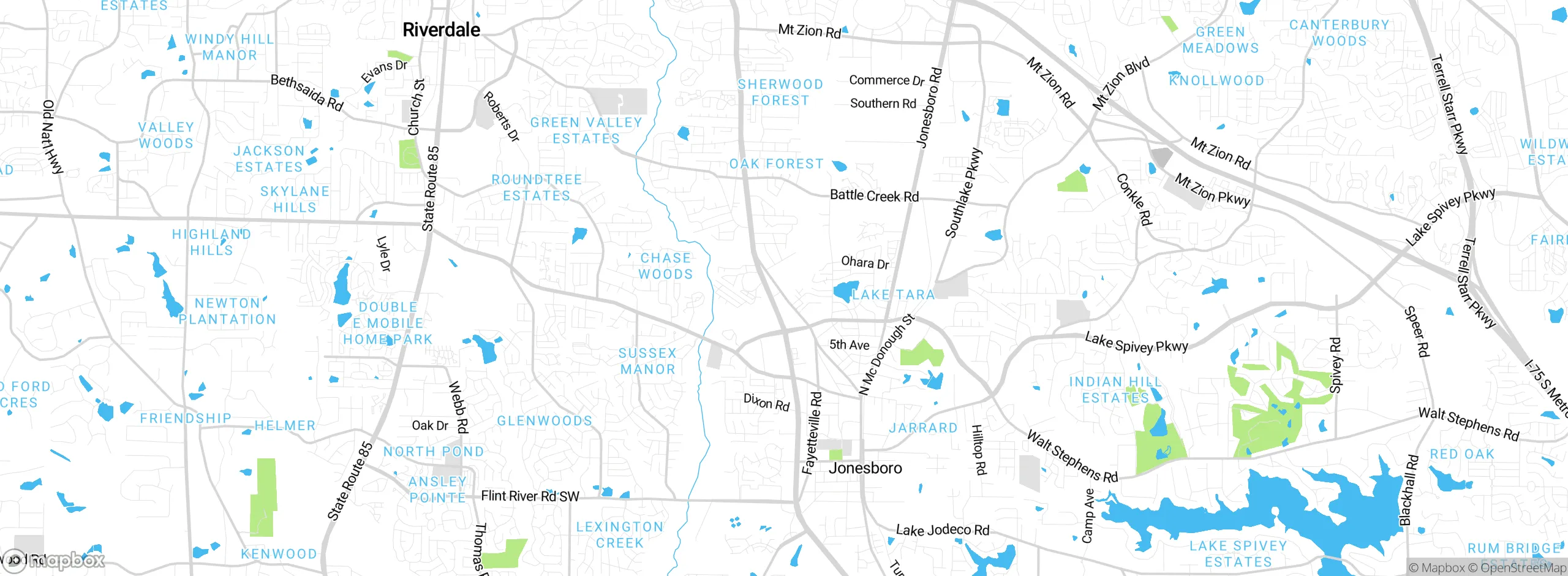 Map showing approximate location