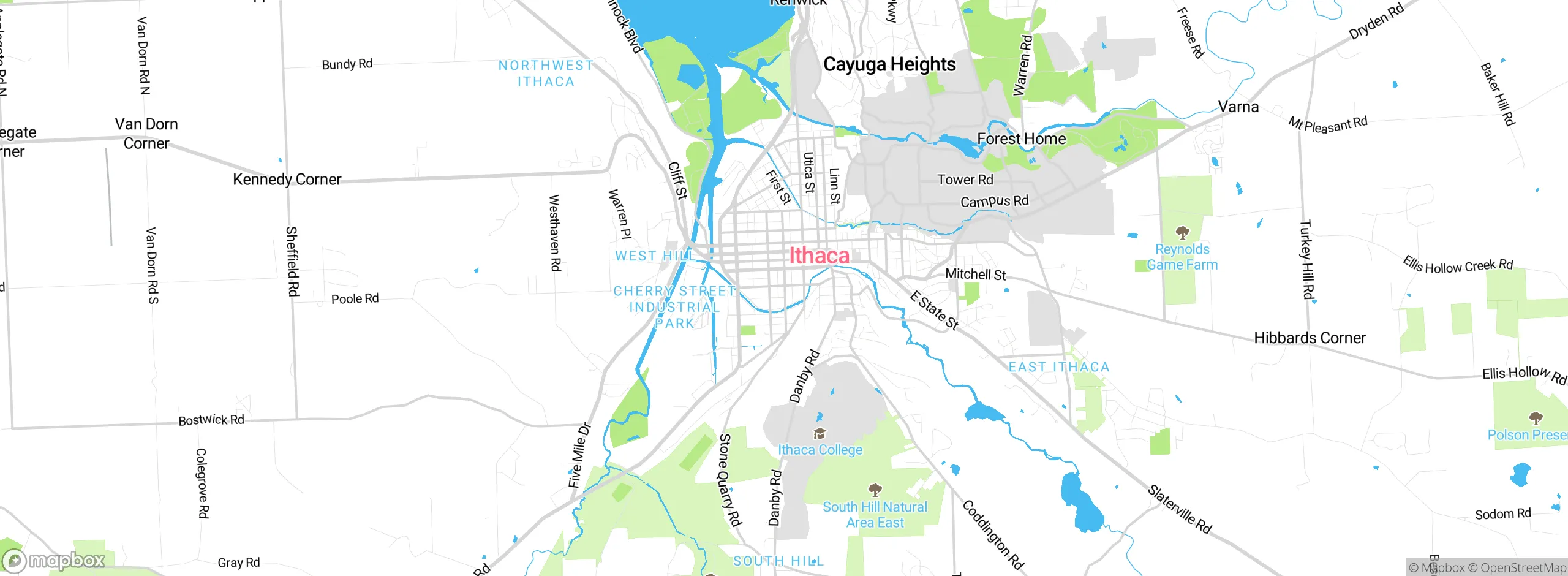 Map showing approximate location