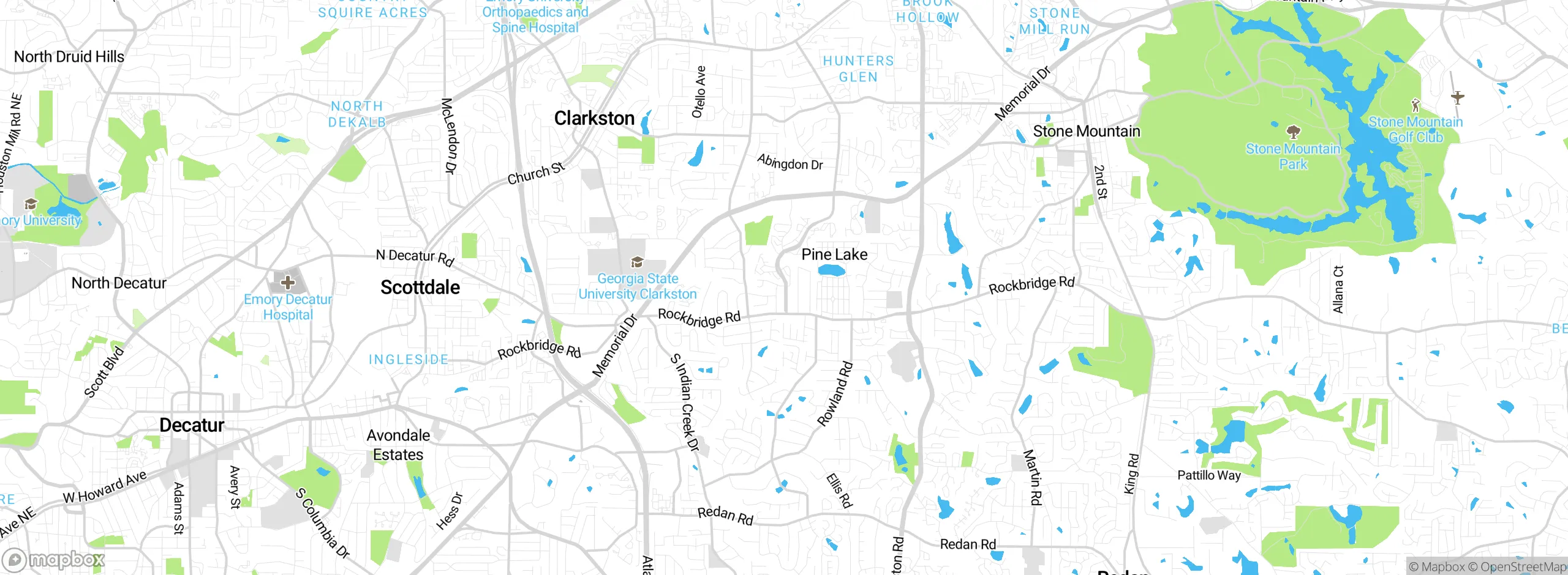 Map showing approximate location