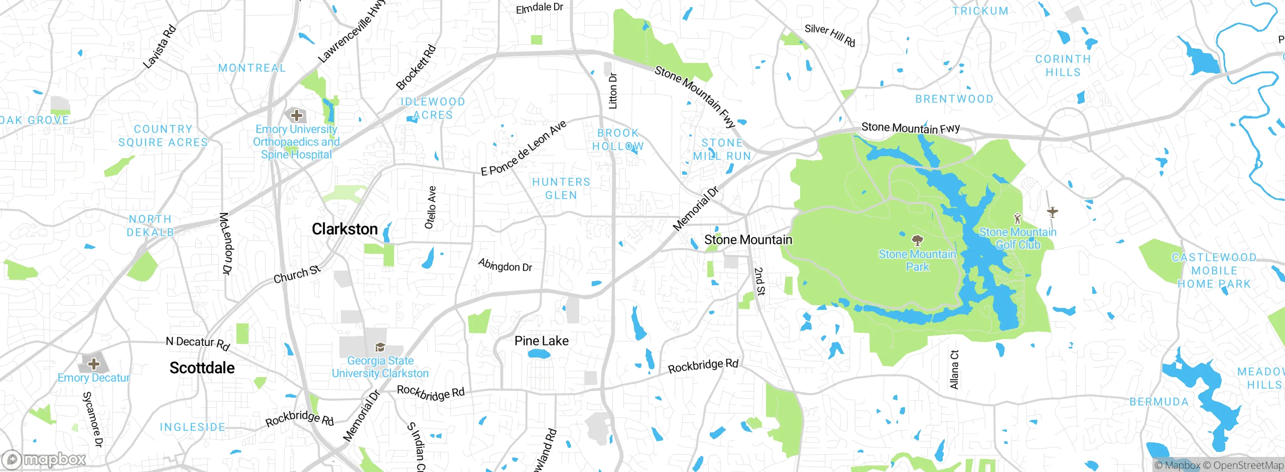 Map showing approximate location