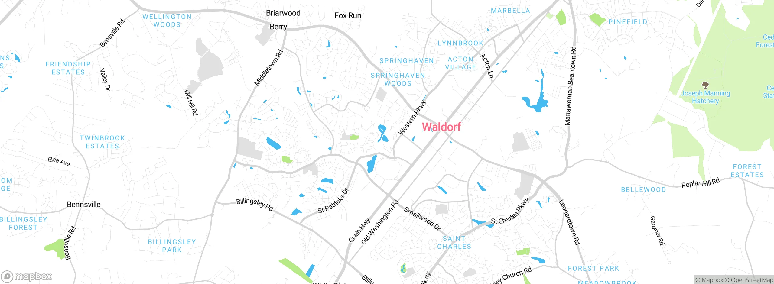 Map showing approximate location