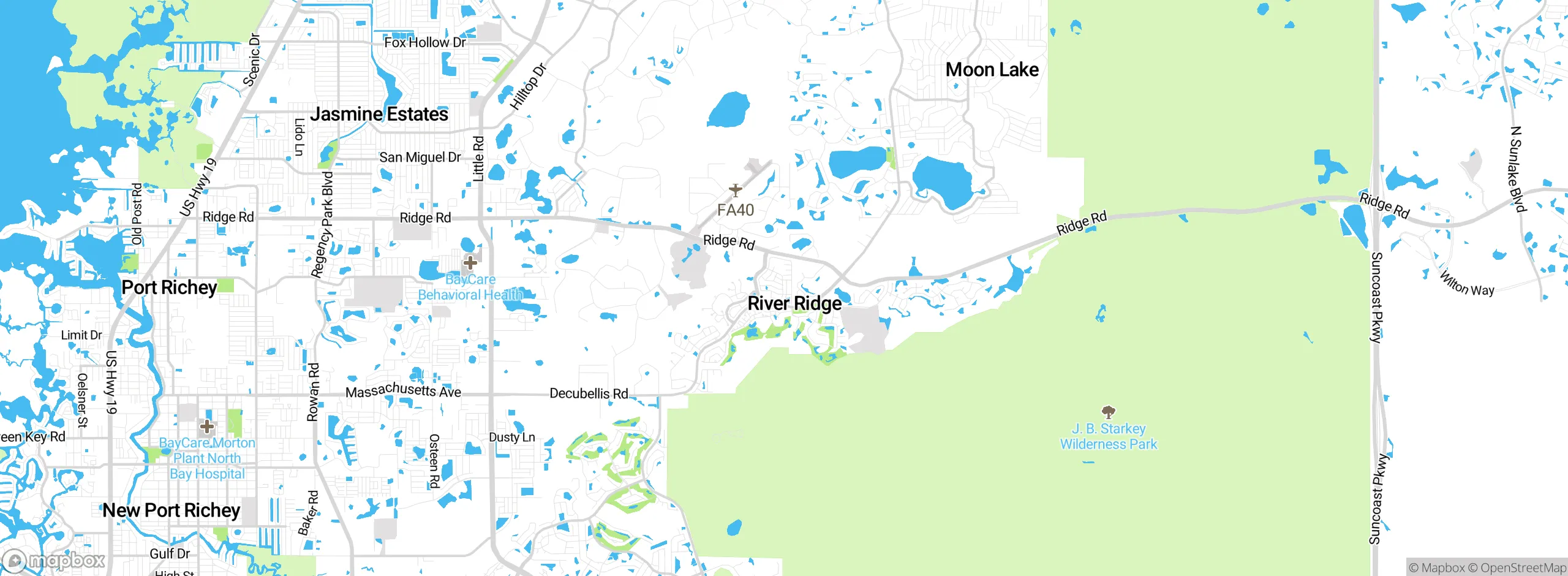 Map showing approximate location