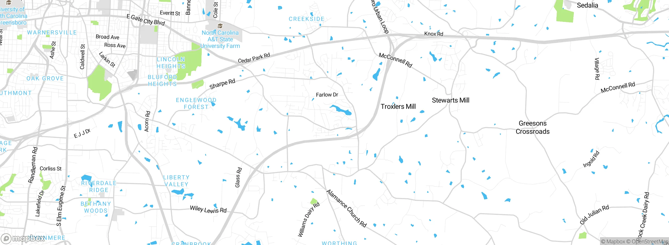 Map showing approximate location
