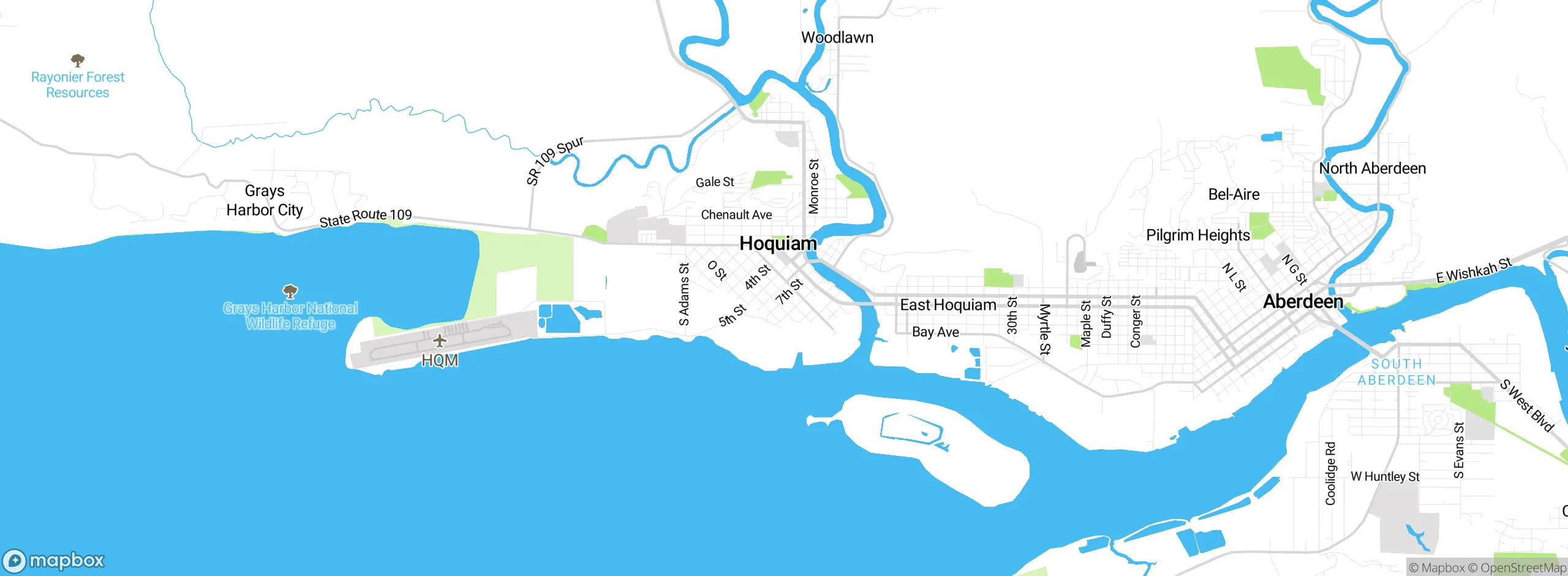 Map showing approximate location