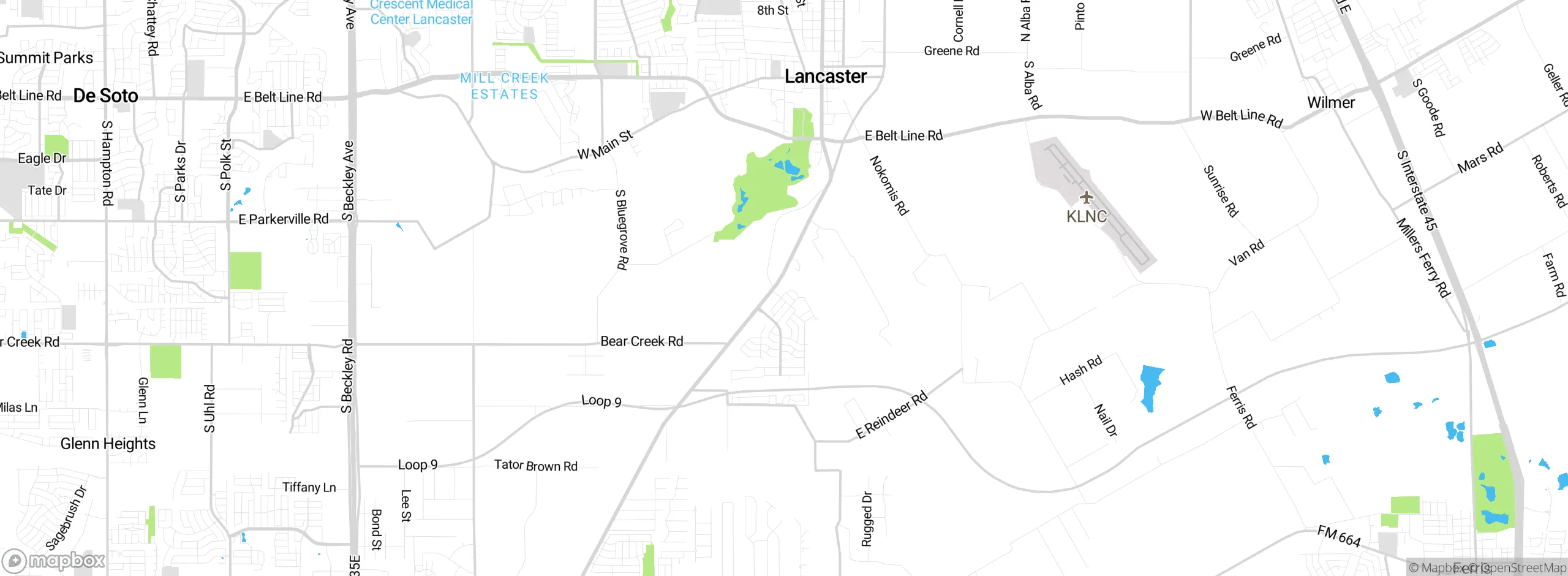 Map showing approximate location