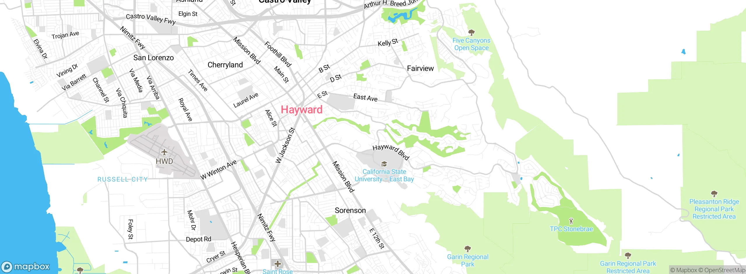 Map showing approximate location