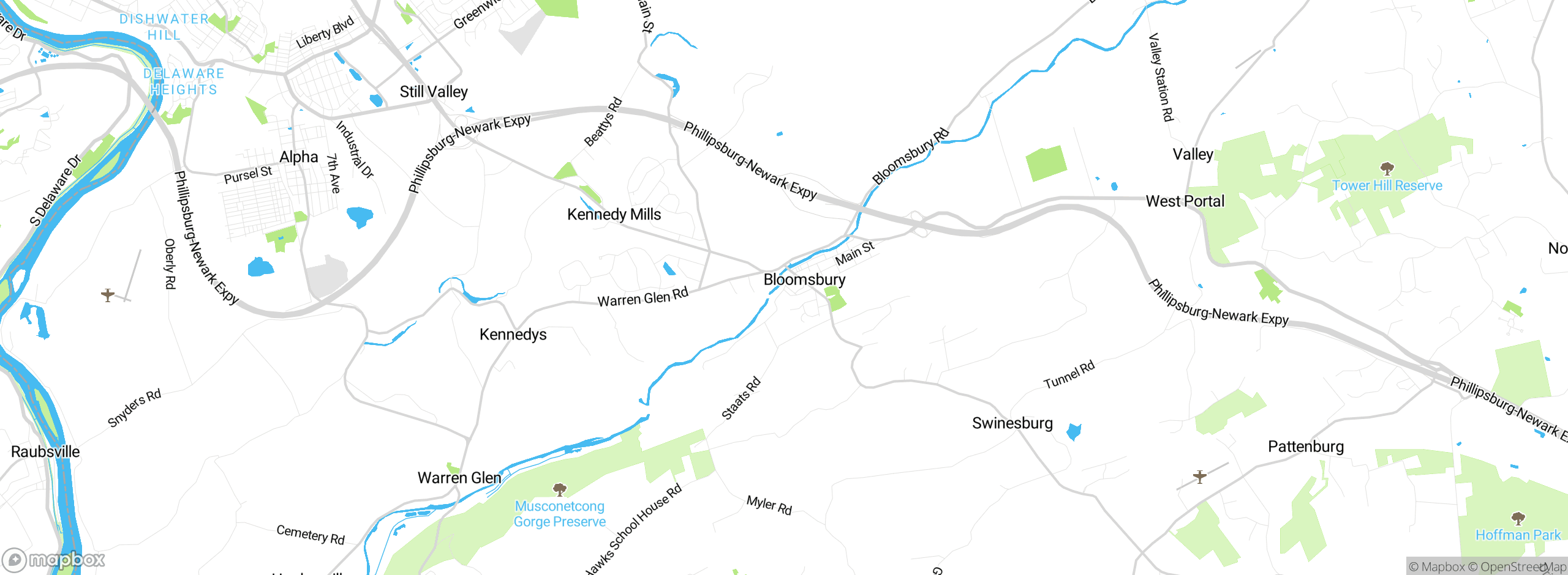 Map showing approximate location