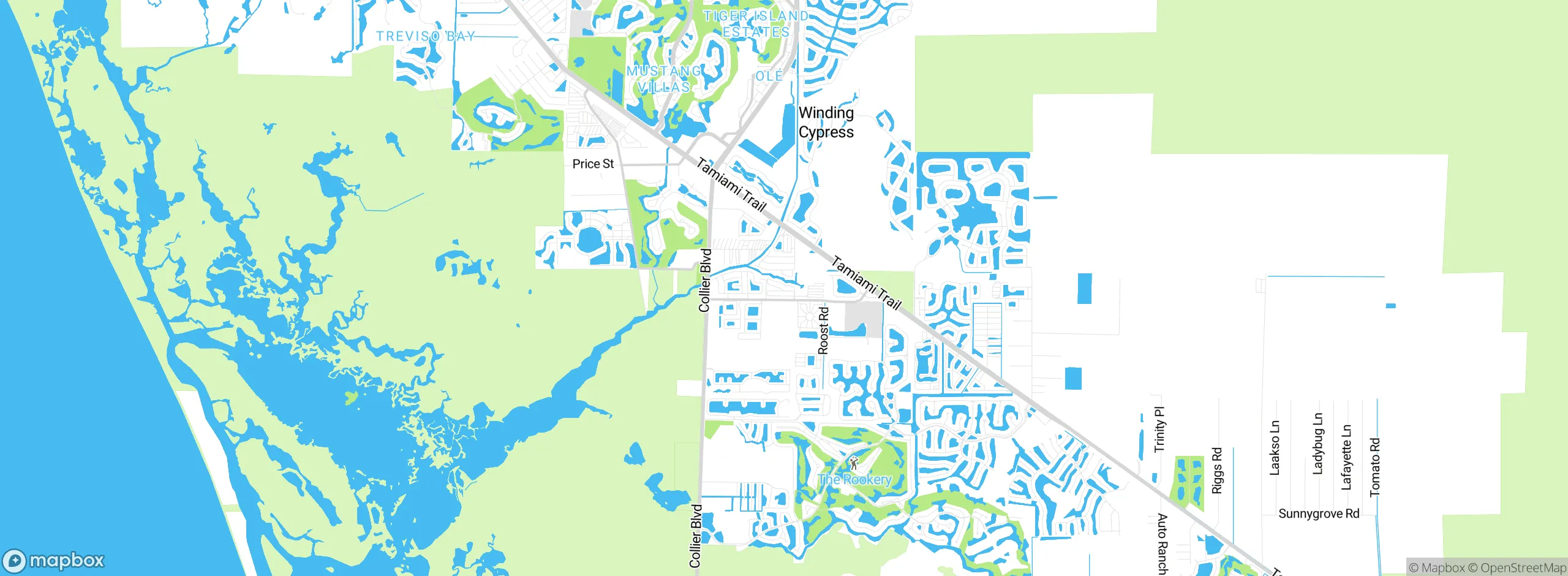 Map showing approximate location