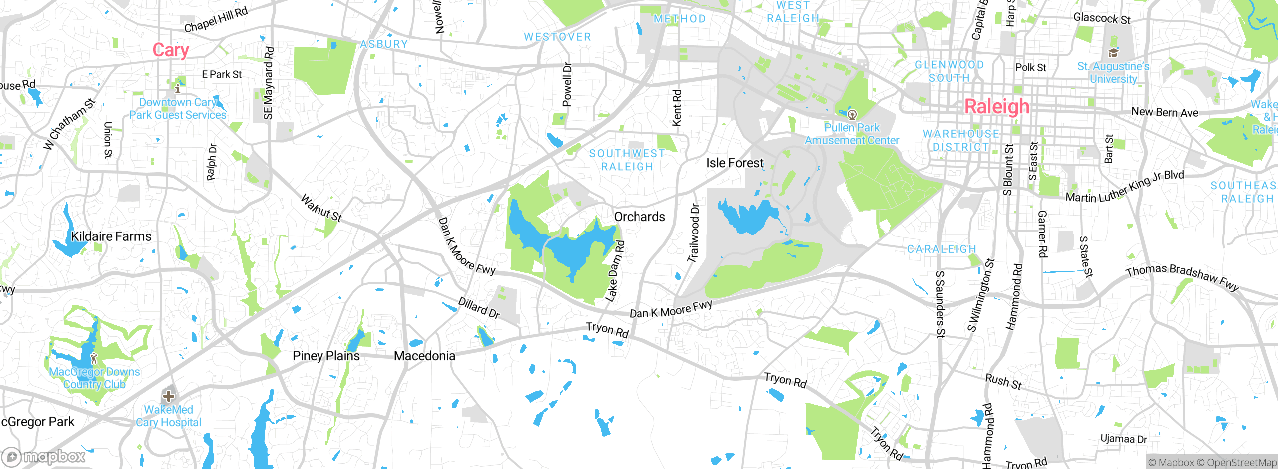 Map showing approximate location