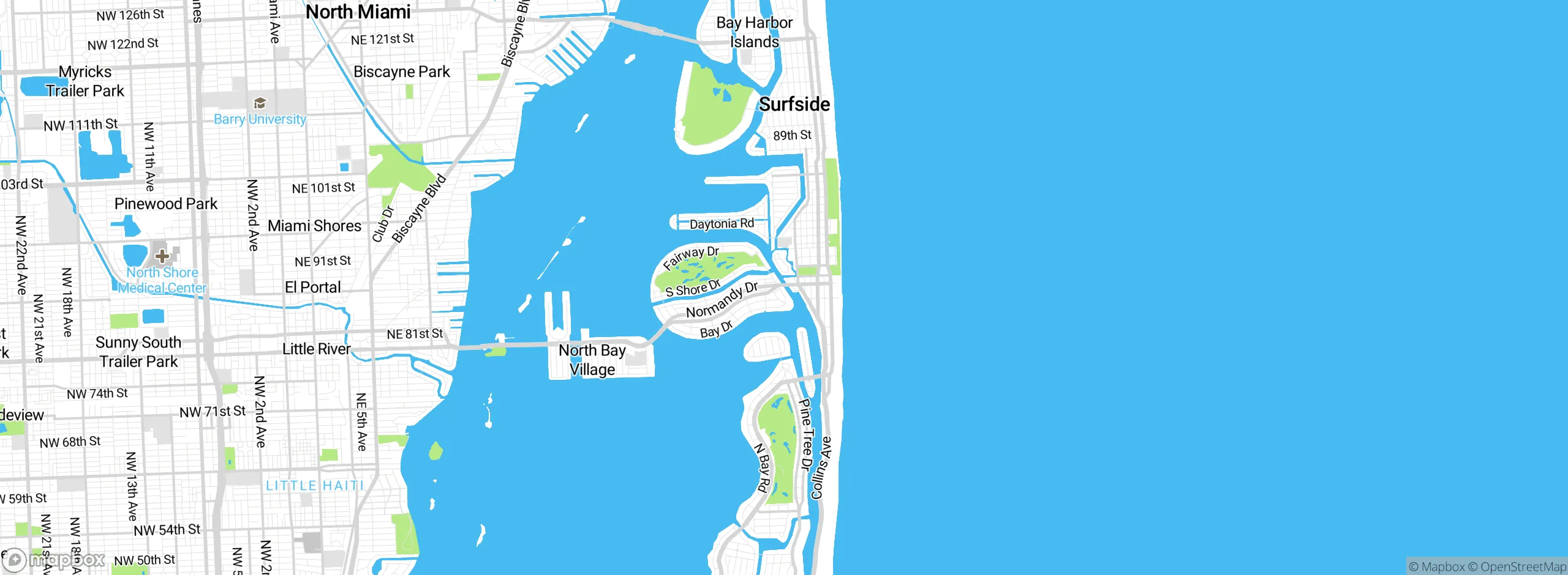 Map showing approximate location