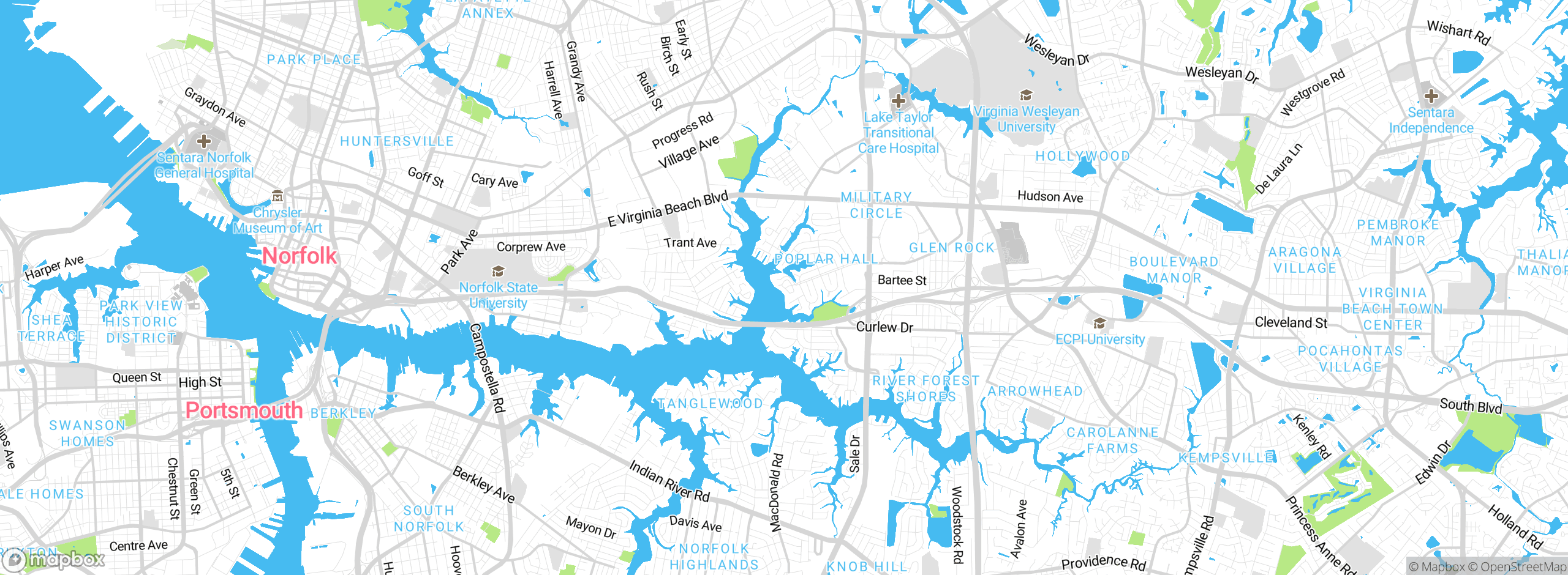 Map showing approximate location