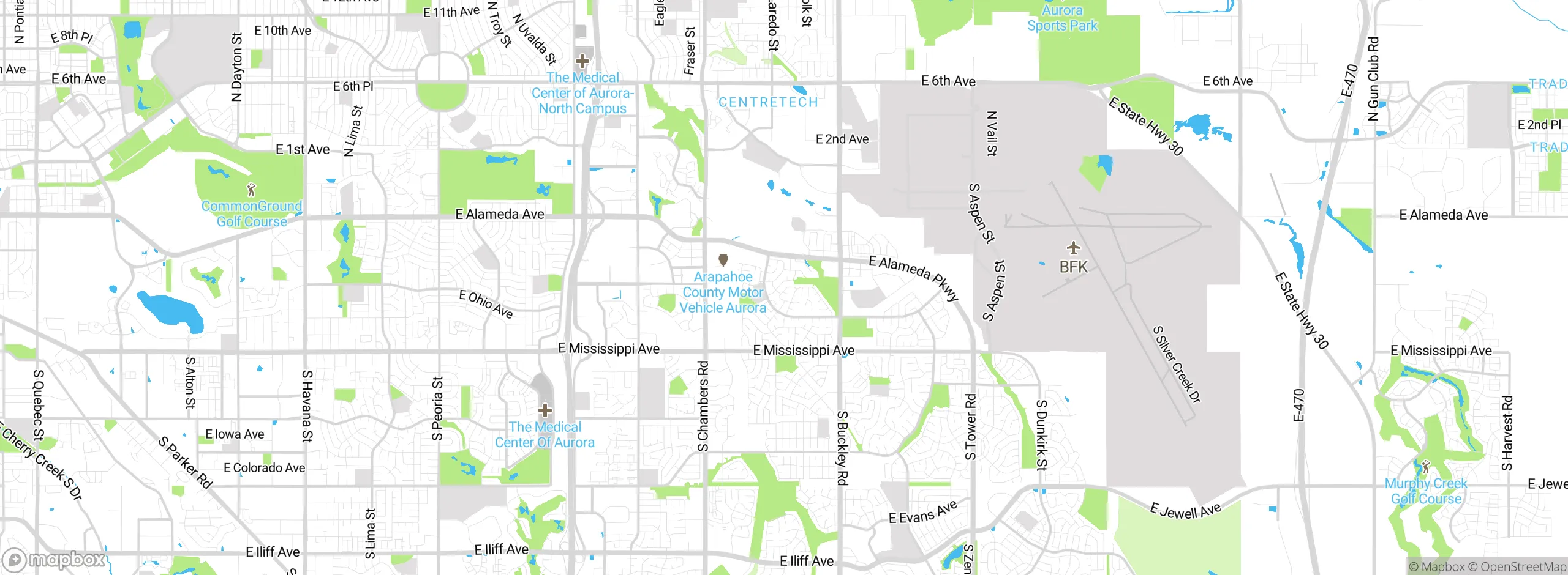 Map showing approximate location