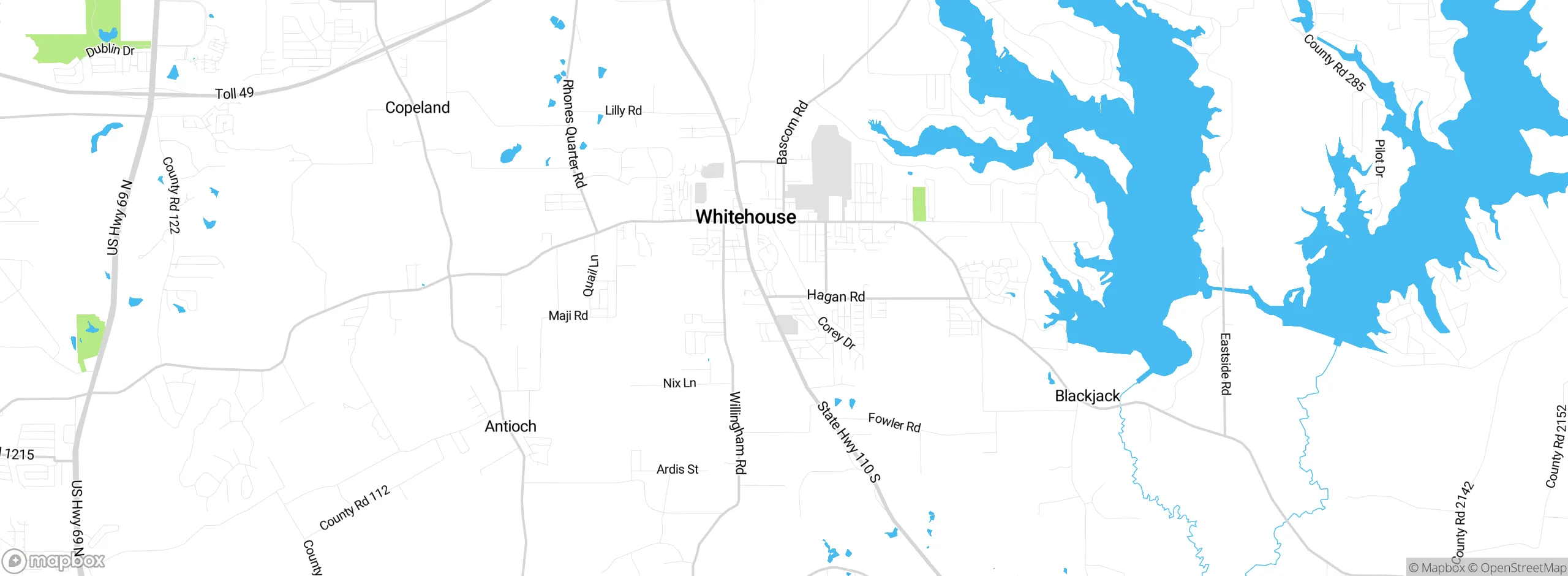Map showing approximate location