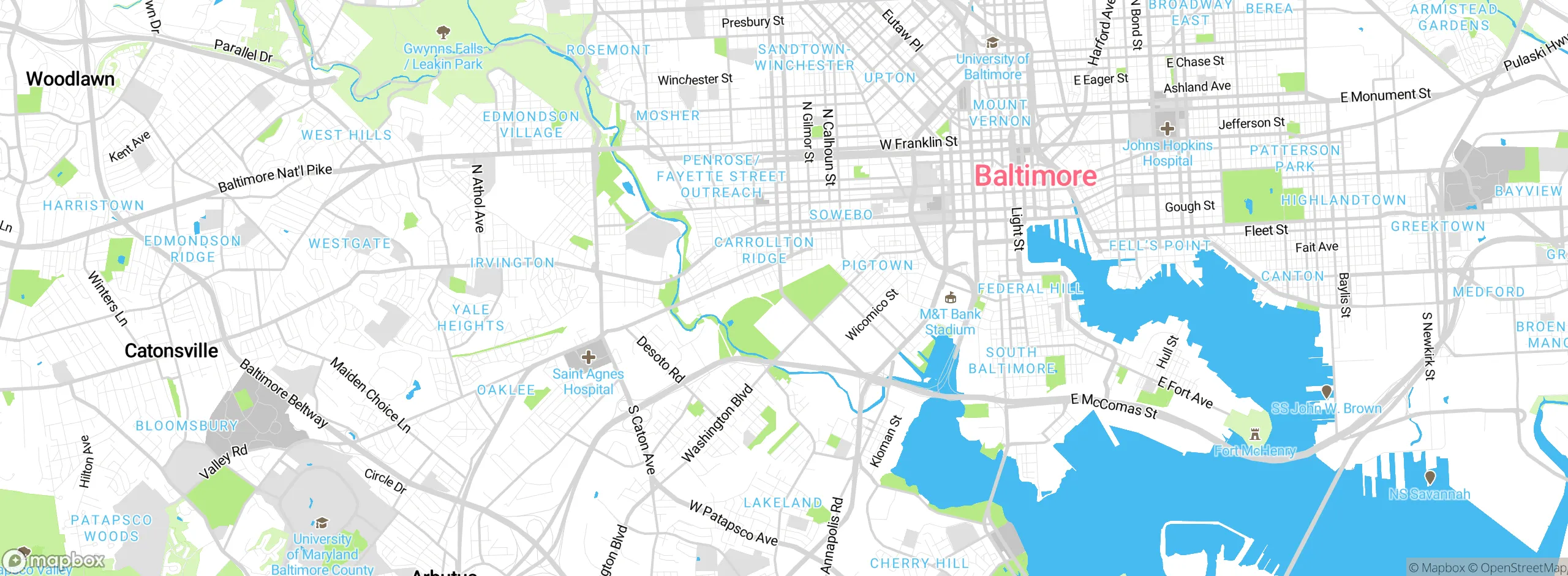Map showing approximate location