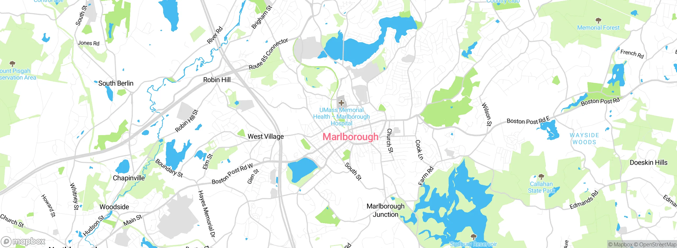 Map showing approximate location