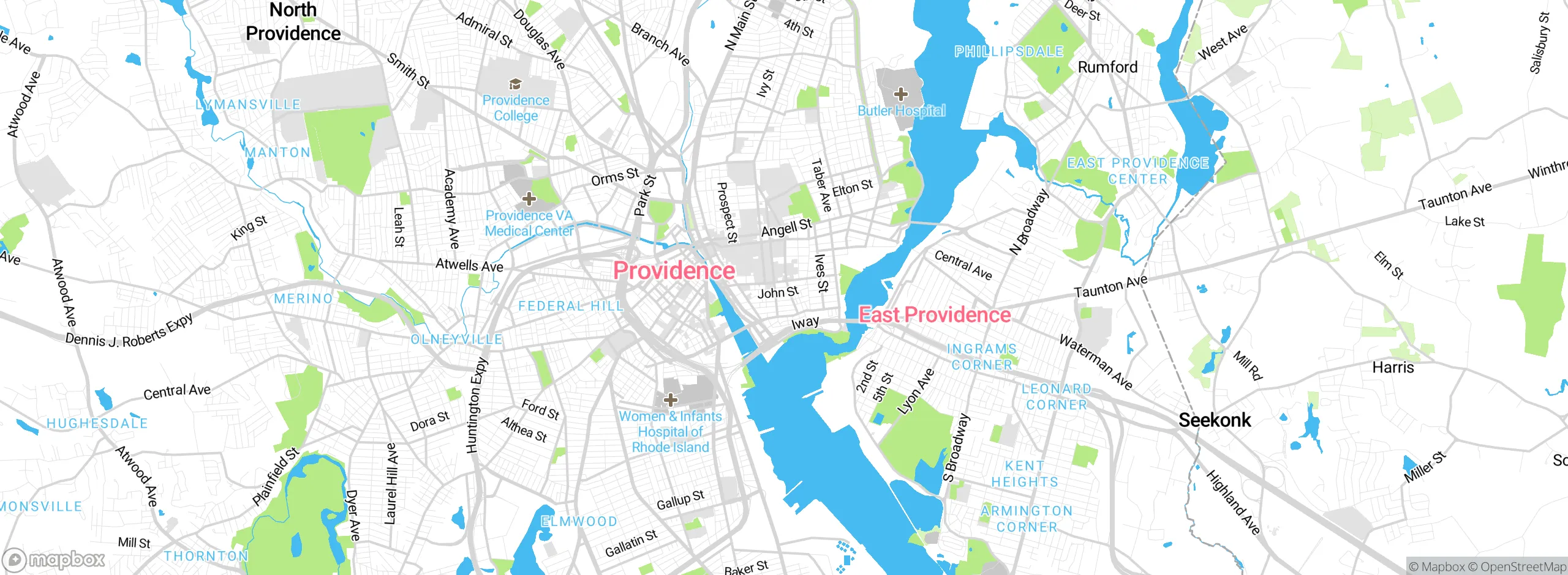 Map showing approximate location