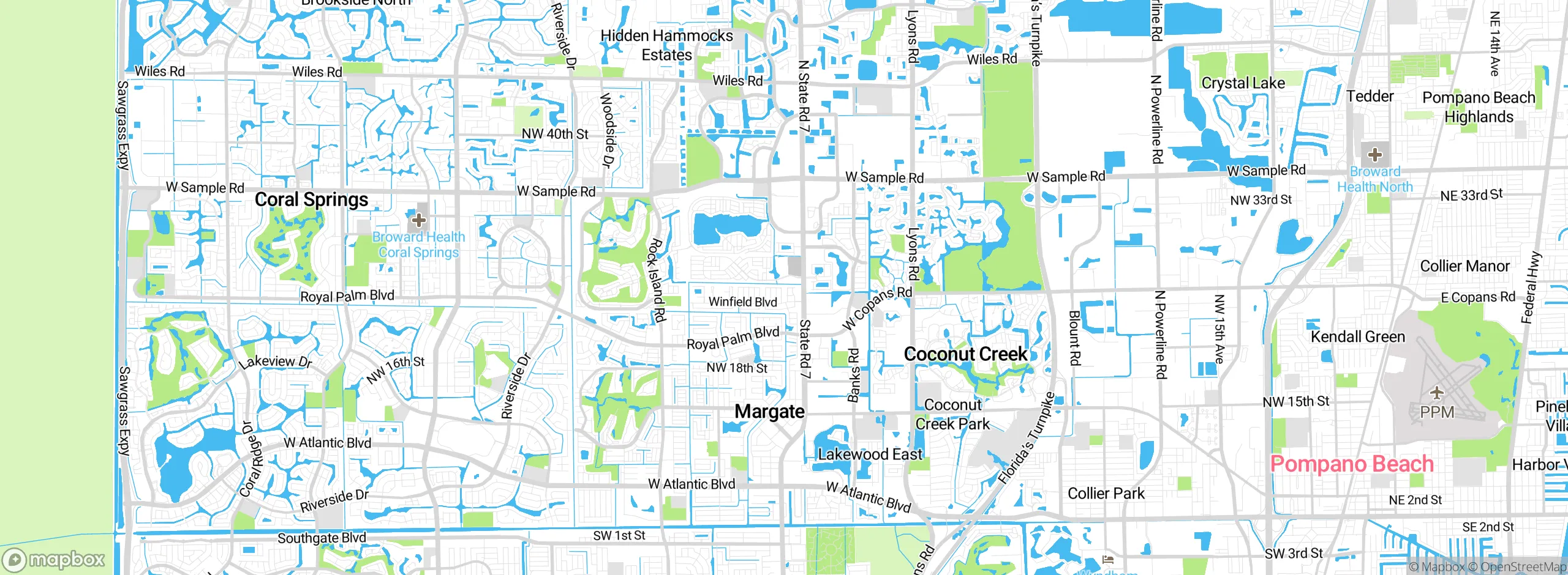 Map showing approximate location
