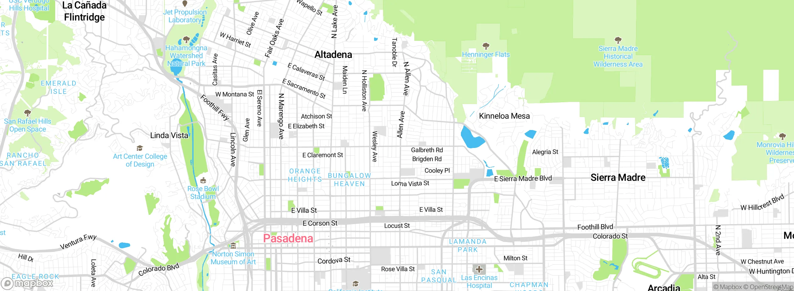 Map showing approximate location