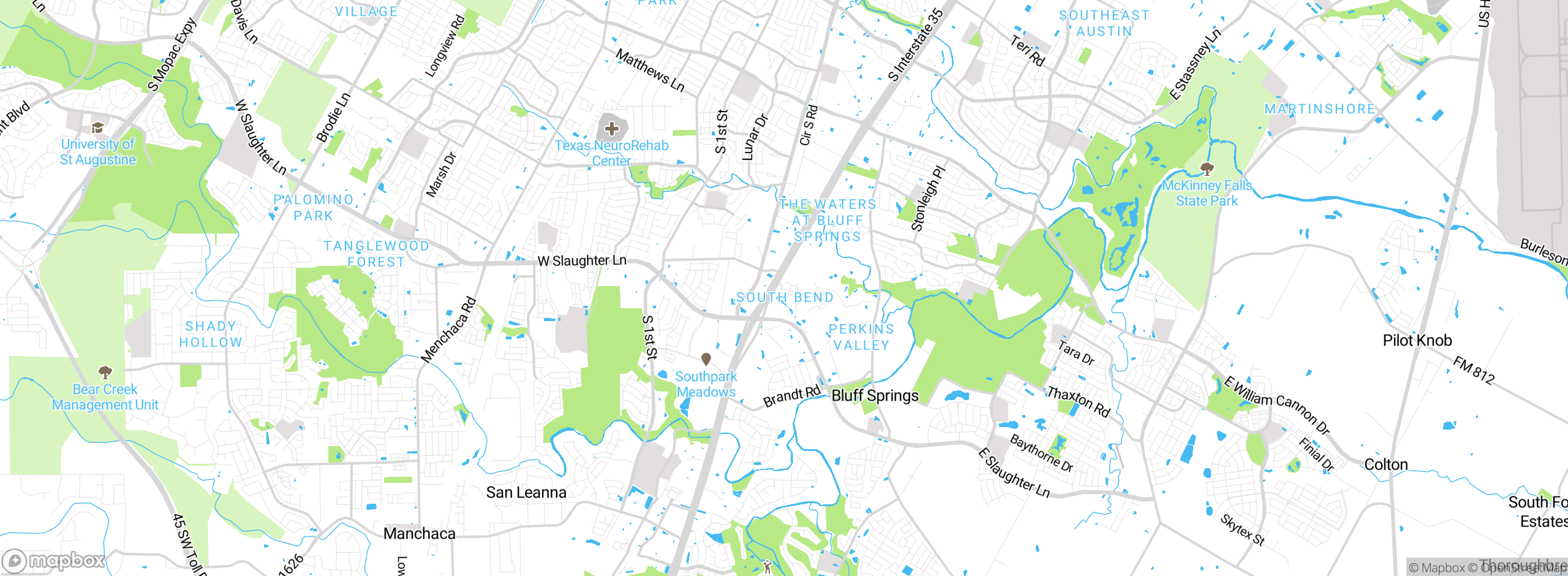 Map showing approximate location