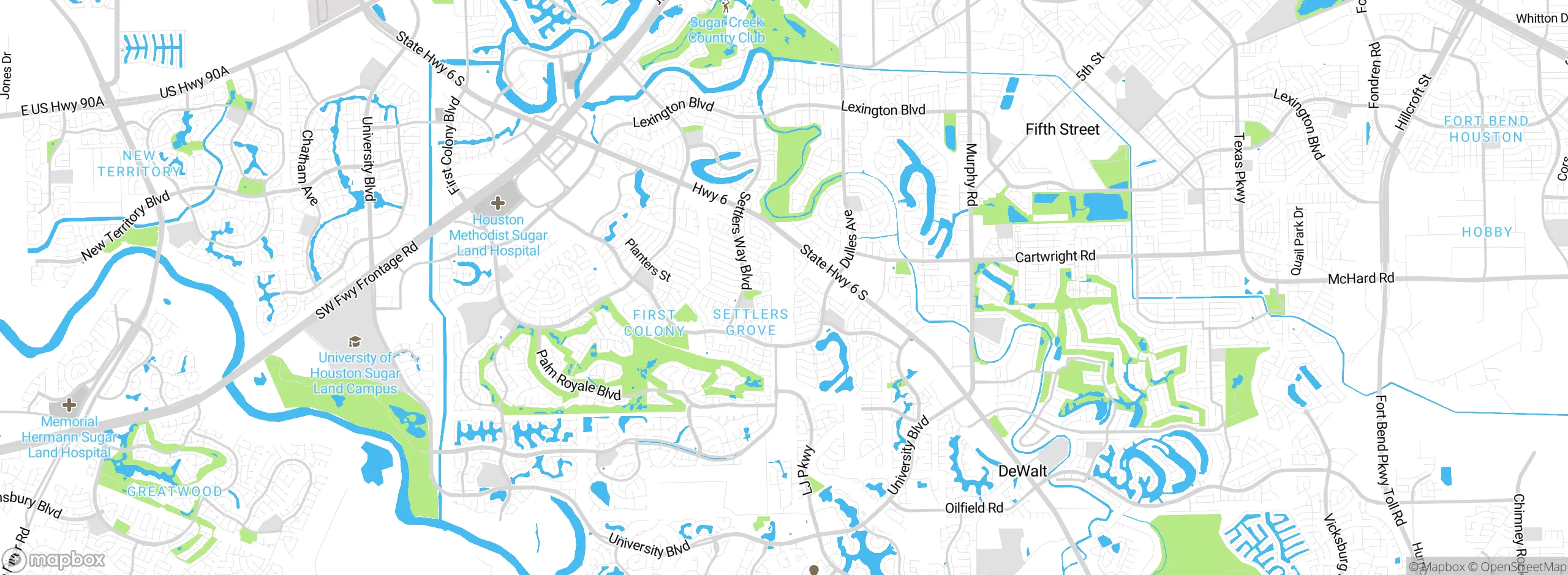 Map showing approximate location