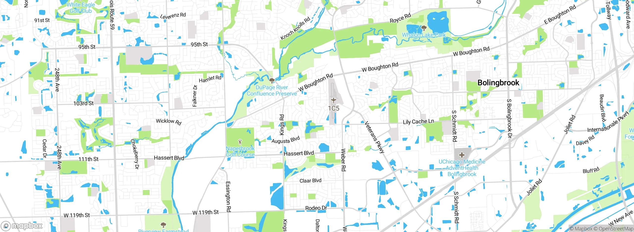 Map showing approximate location