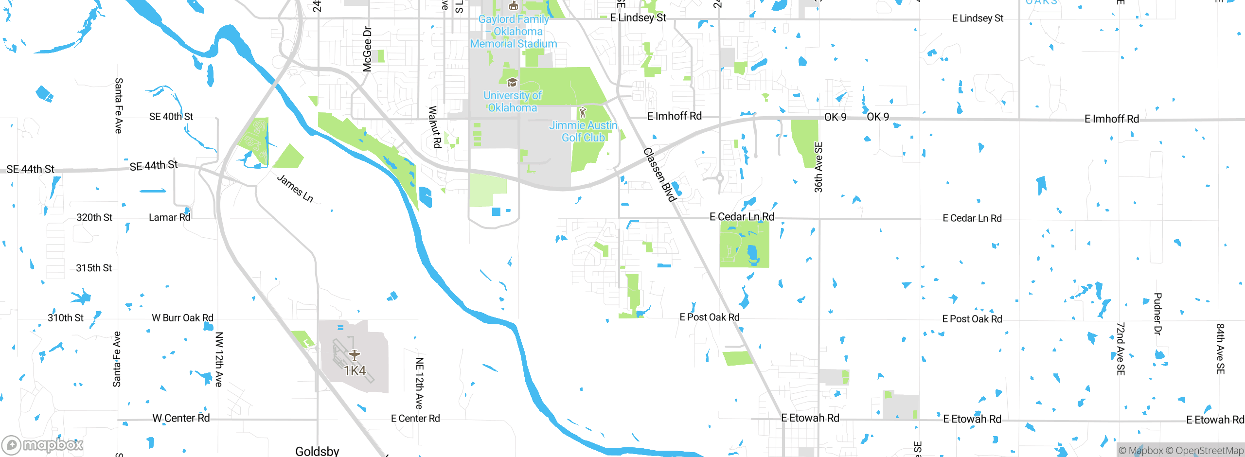 Map showing approximate location
