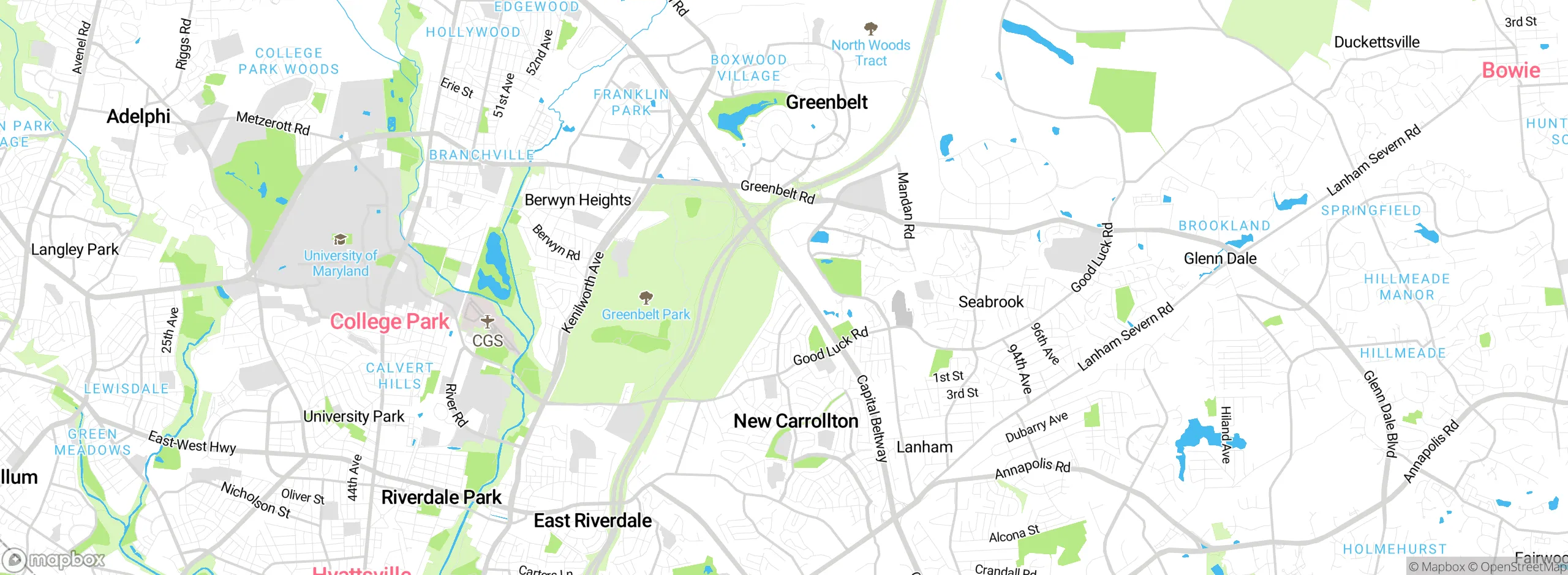 Map showing approximate location
