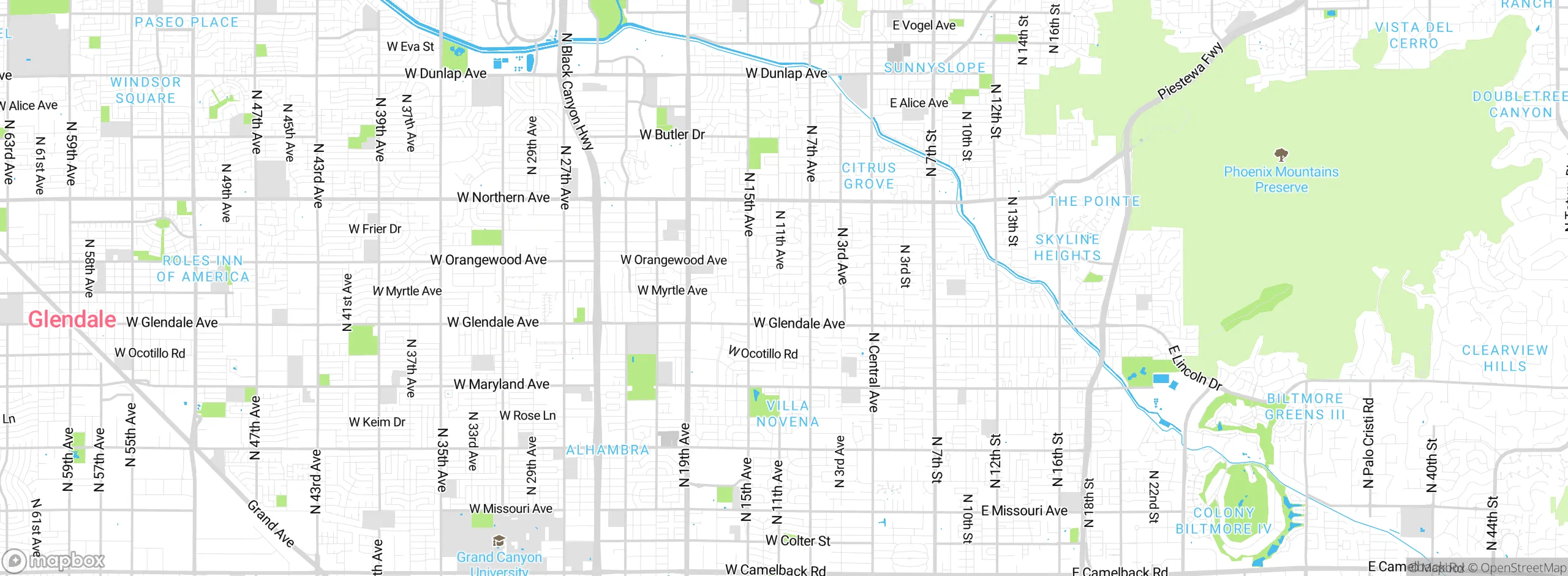 Map showing approximate location