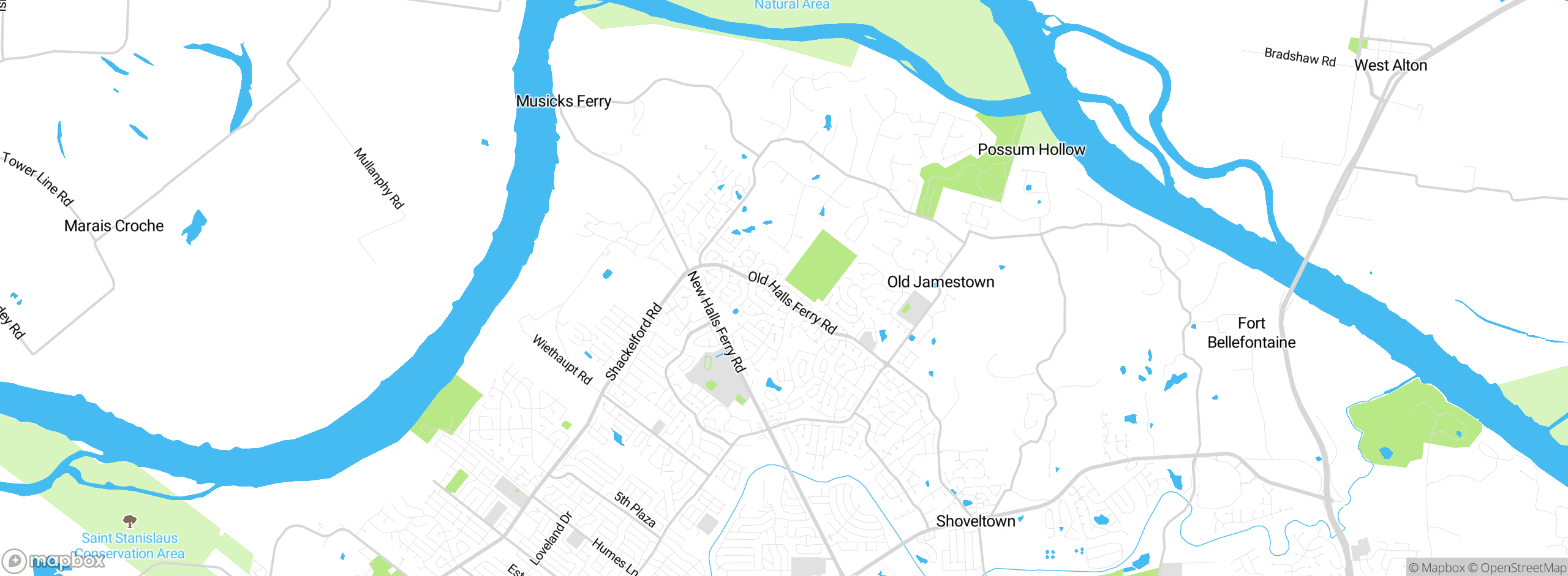 Map showing approximate location