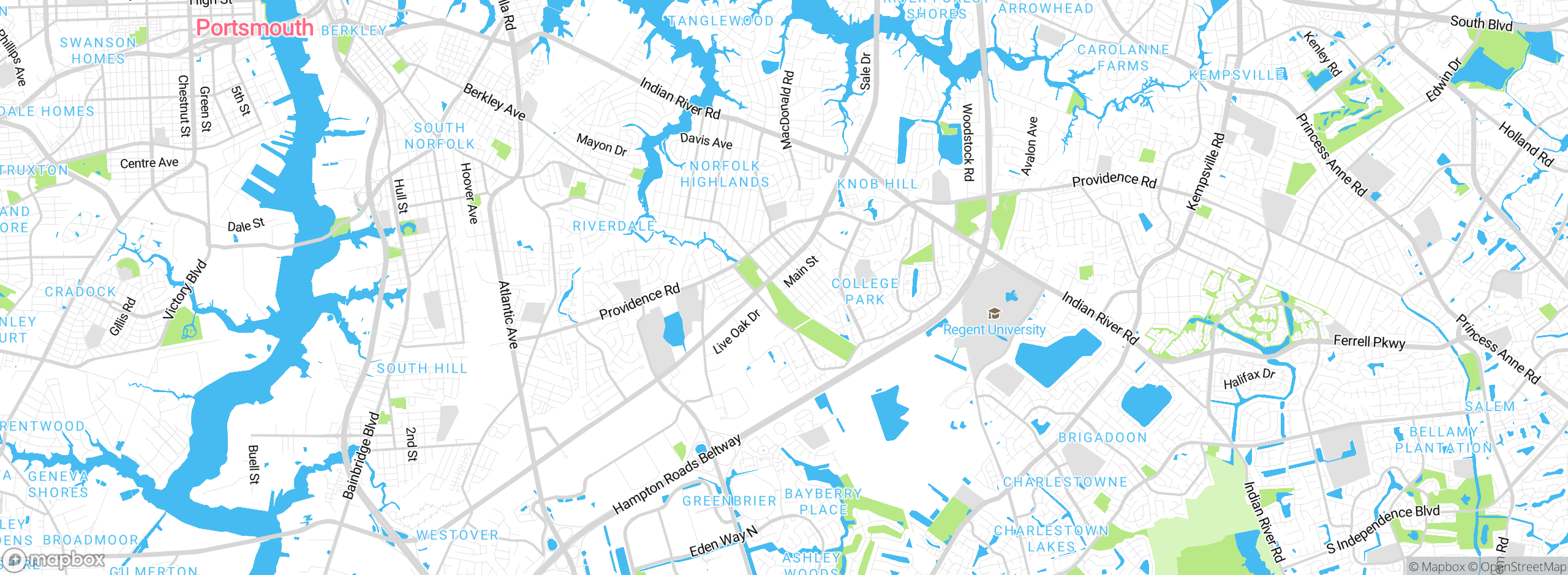 Map showing approximate location