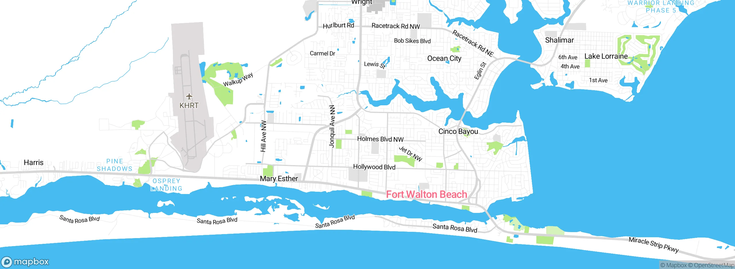 Map showing approximate location