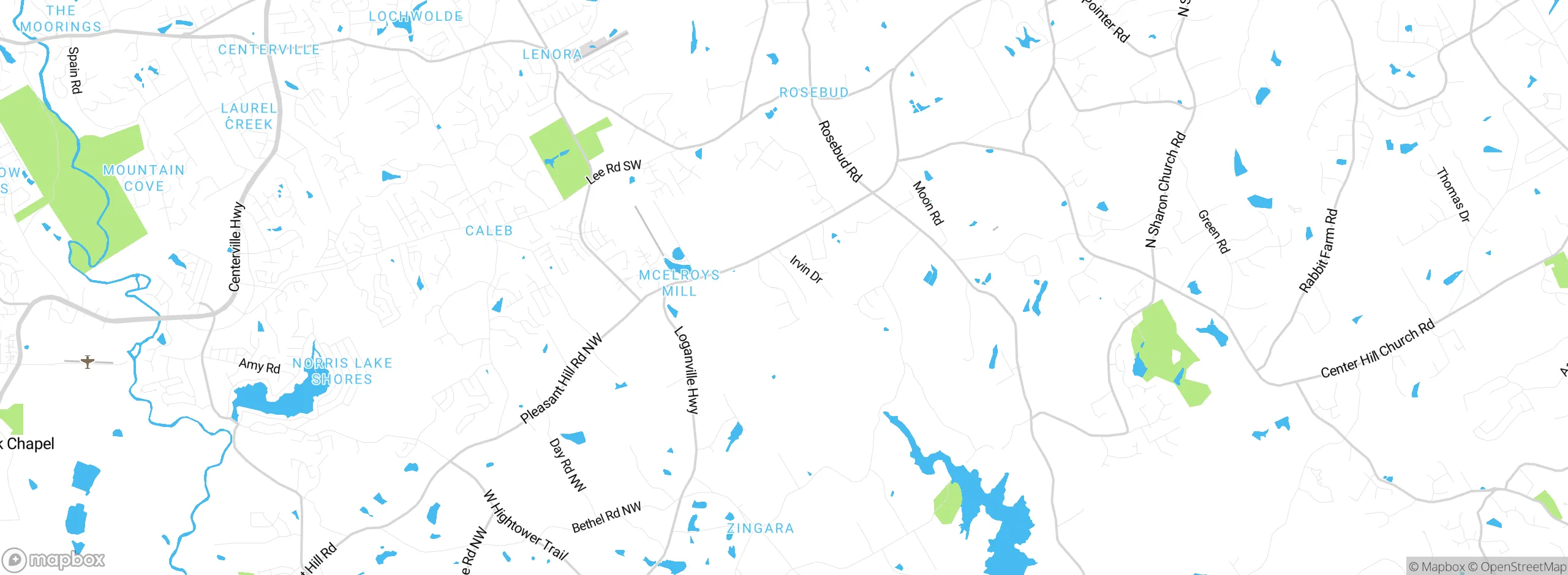 Map showing approximate location