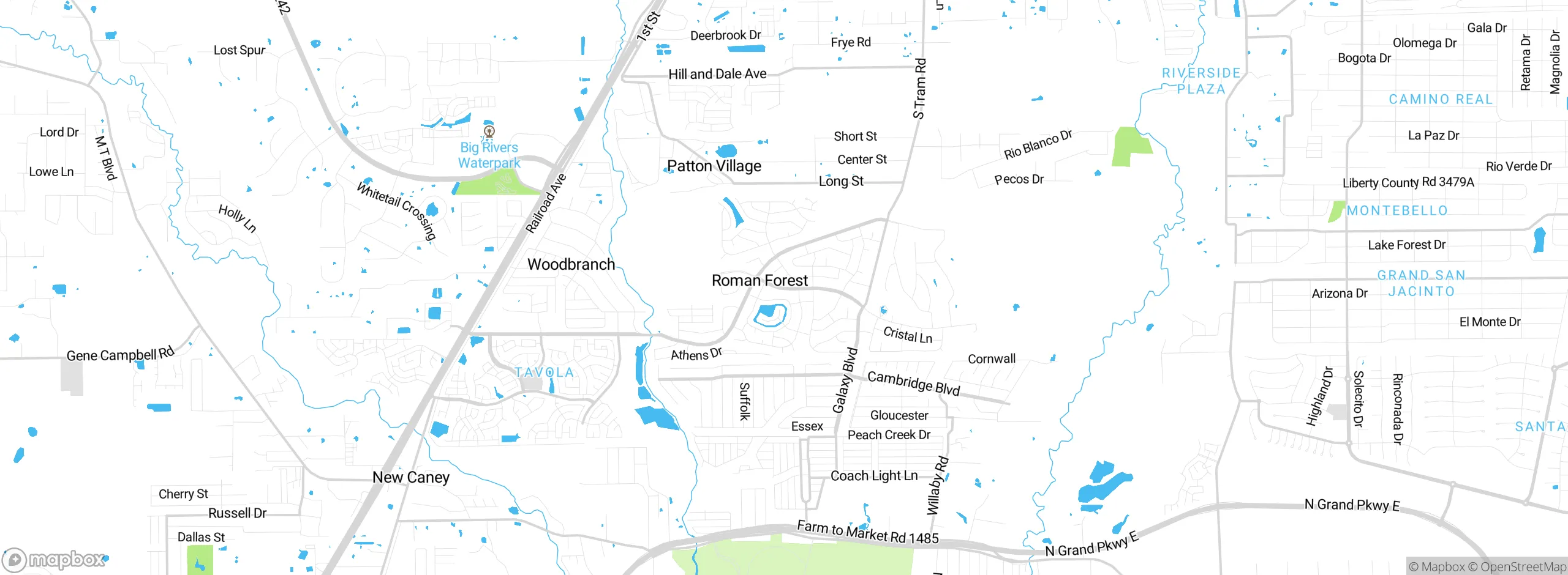 Map showing approximate location